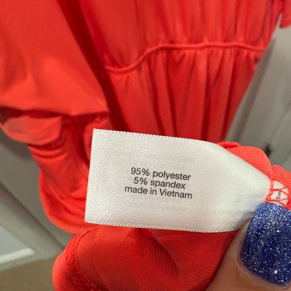 Lane Bryant Coral Midi Dress - Picture 6 of 7